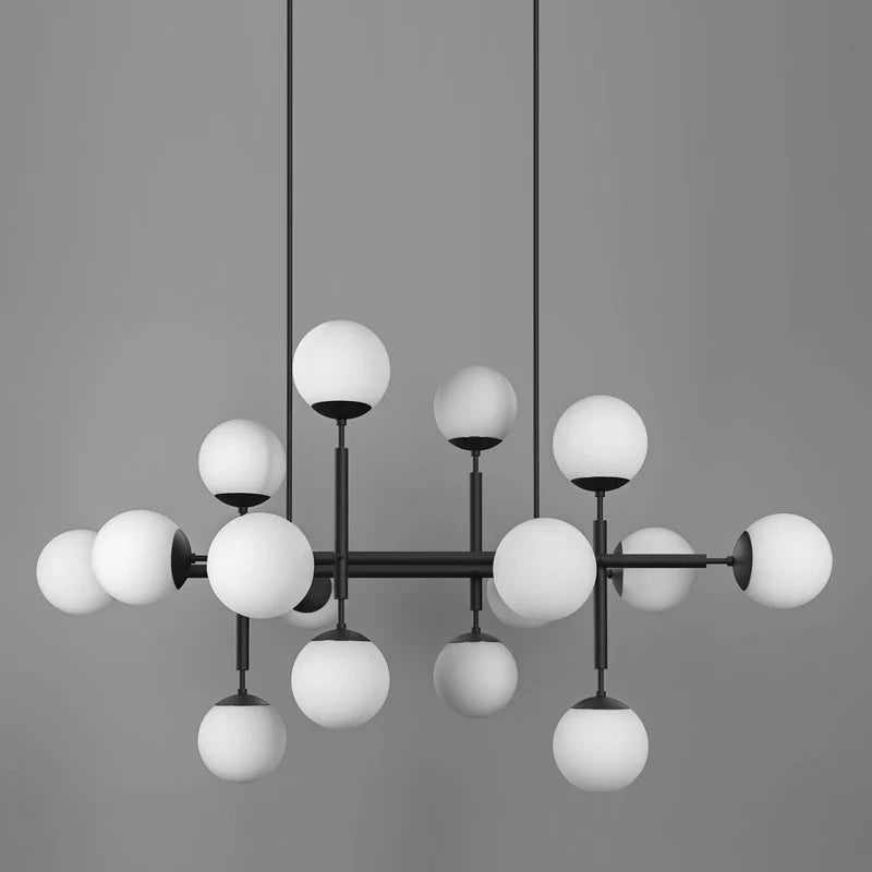 Schwung Riegel Chandelier B303 Globe Collection