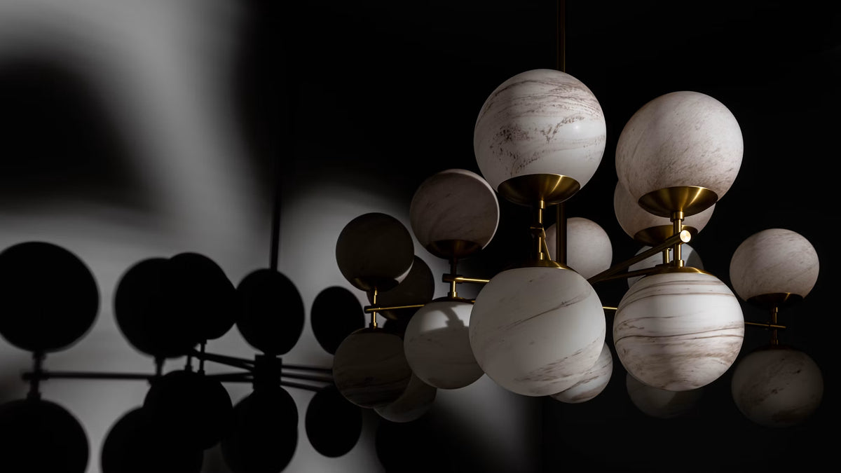 Schwung Zodiac B298 illuminated chandelier