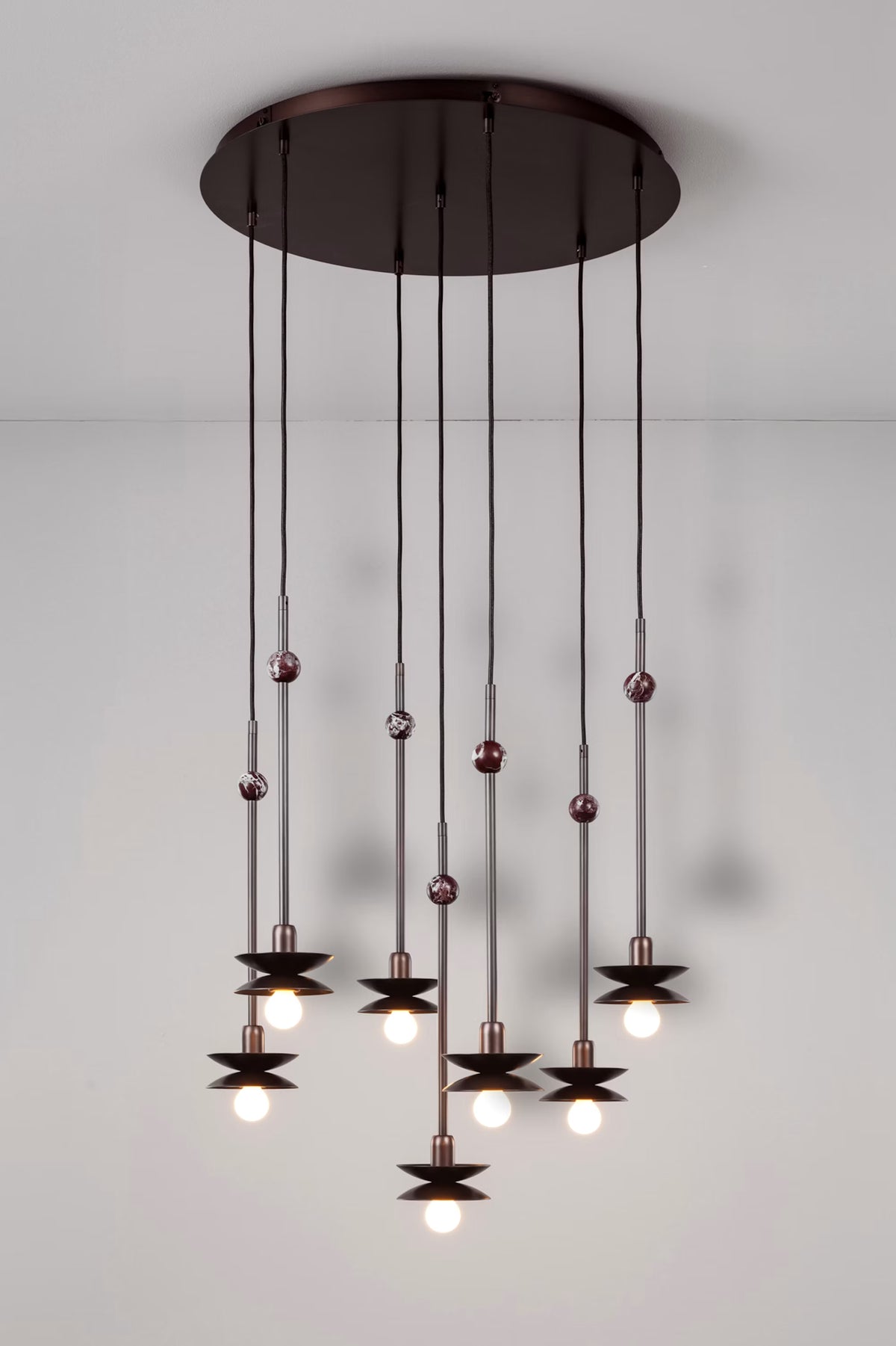 Schwung Babylon Cluster 7 Chandelier B769 luxury lighting