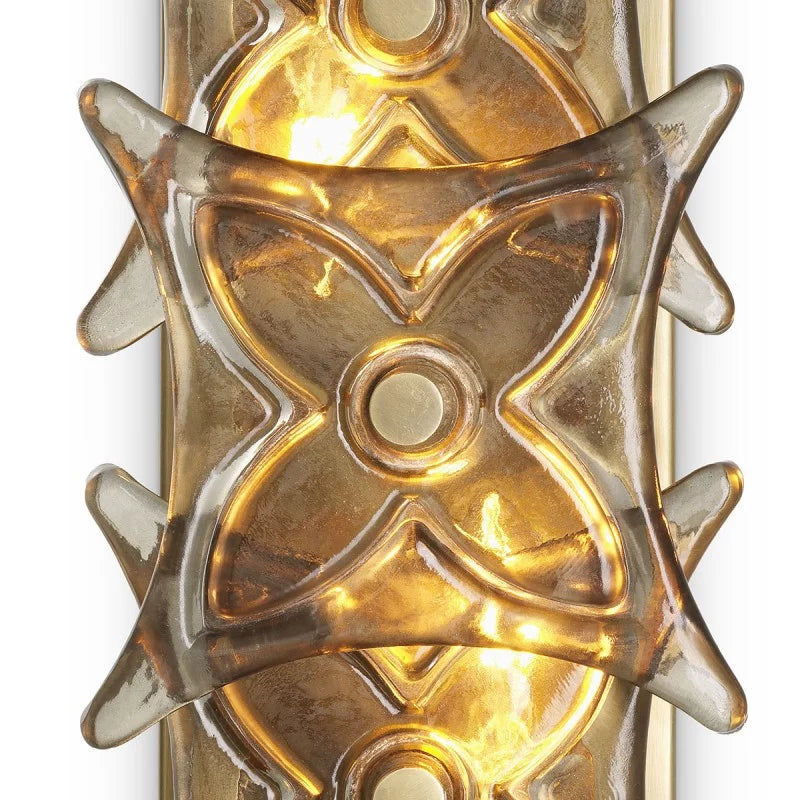 Close-up of Silvaris smoke glass showcasing its faceted texture and sophisticated translucent finish