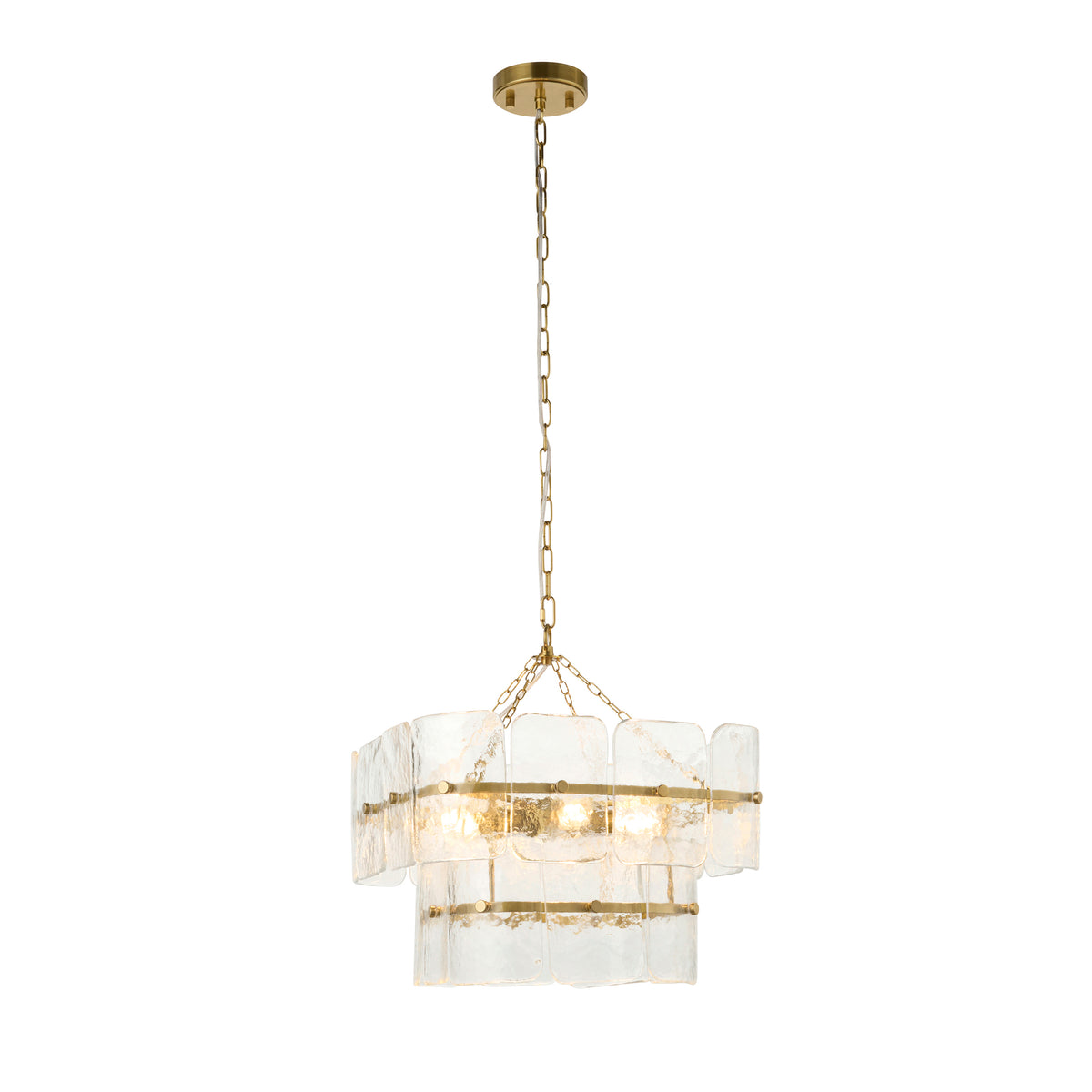 Four-light configuration of the Venice Pendant creating a balanced architectural silhouette