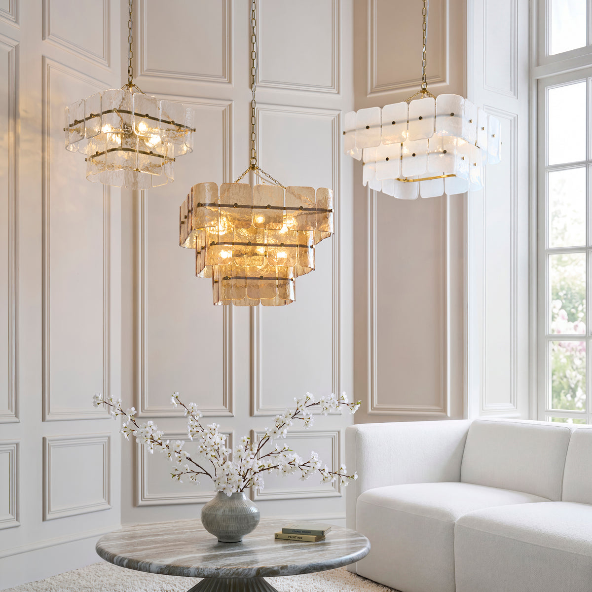 Refined close-up showcasing the premium craftsmanship and elegant detailing of the Venice 4Lt Pendant