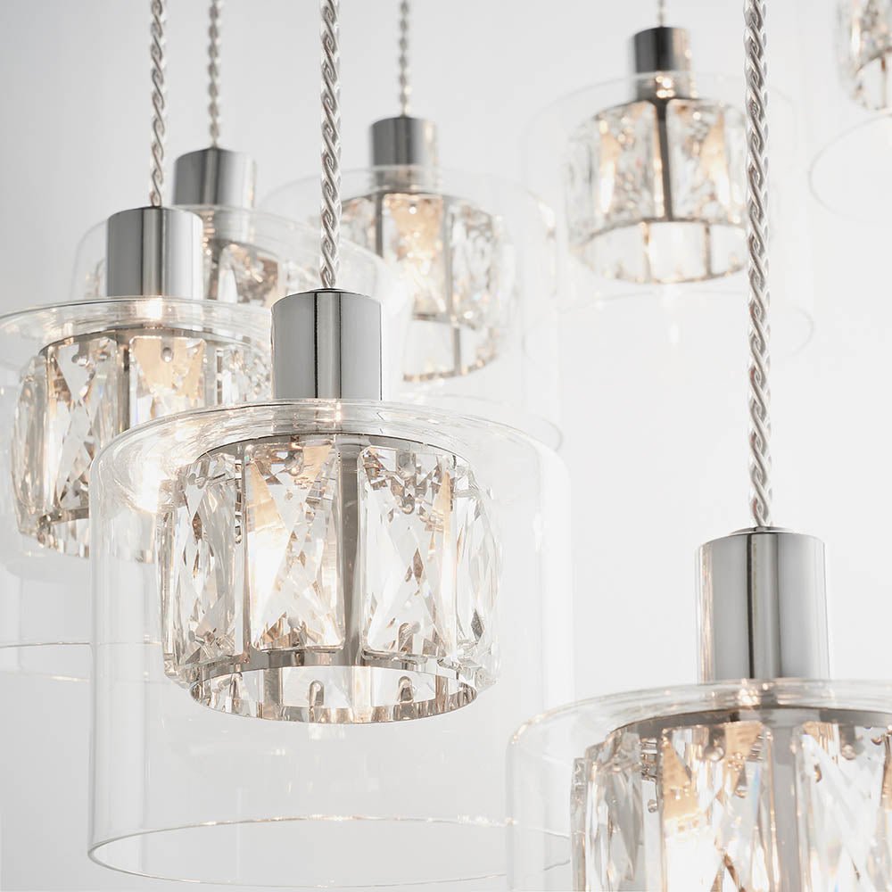 Verina 12Lt Pendant – Endon - Luxury Lighting BoutiquePendant LampSignature