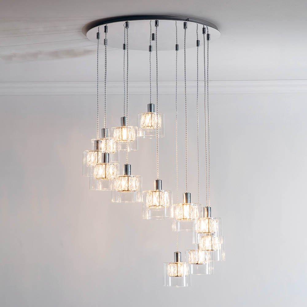 Verina 12Lt Pendant – Endon - Luxury Lighting BoutiquePendant LampSignature