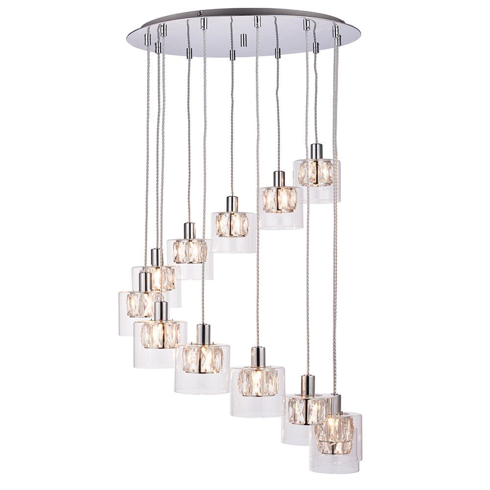 Verina 12Lt Pendant – Endon - Luxury Lighting BoutiquePendant LampSignature