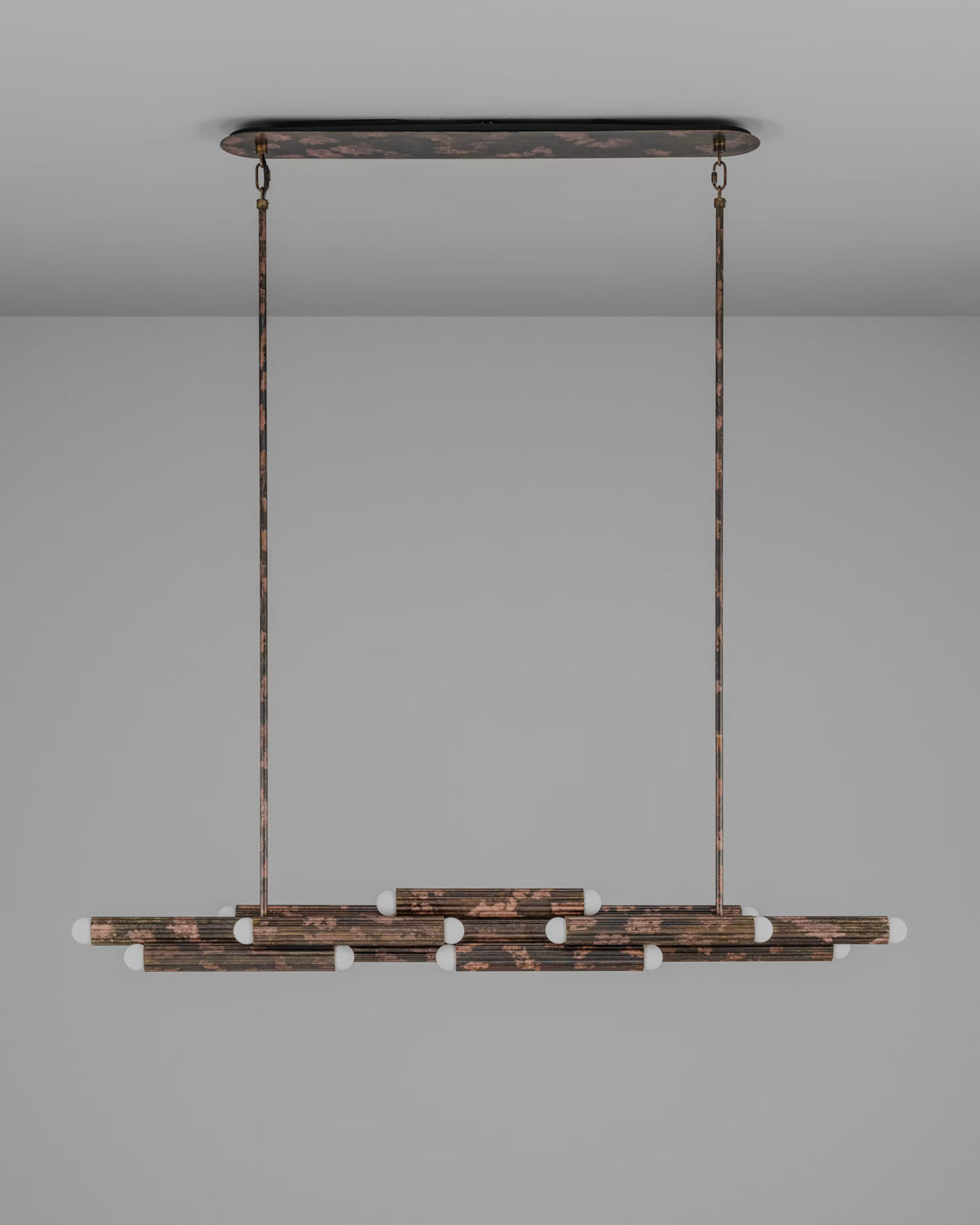 Schwung Vesta Legion Linear Chandelier canopy detail