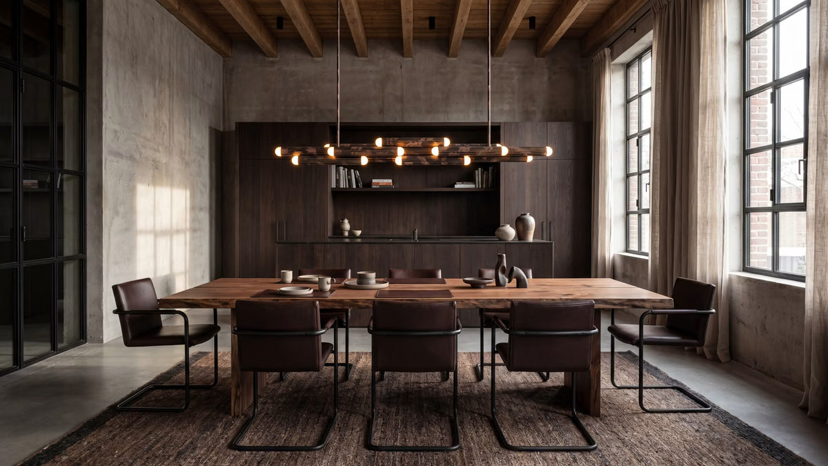 Schwung Vesta Legion Linear Chandelier suspension detail