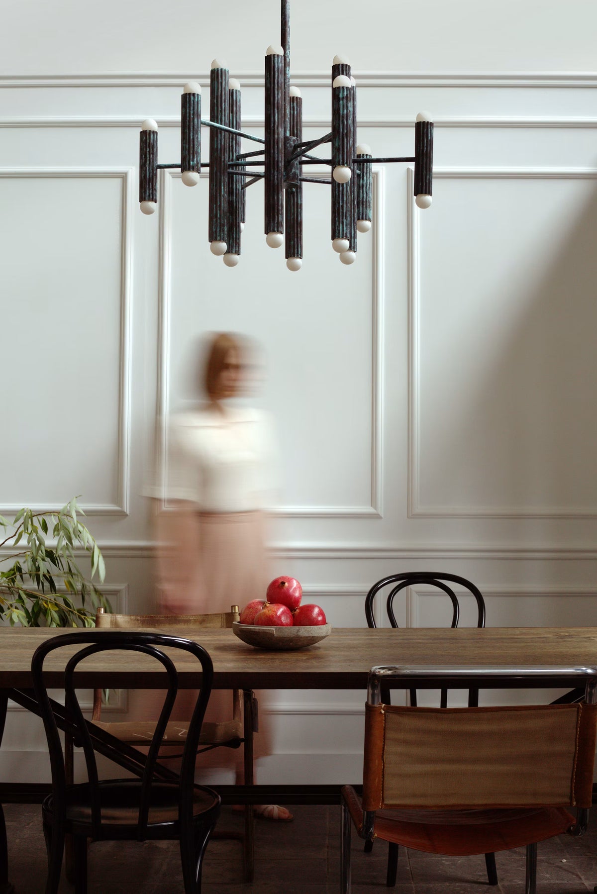 Schwung Vesta Round 24 Chandelier glass detail