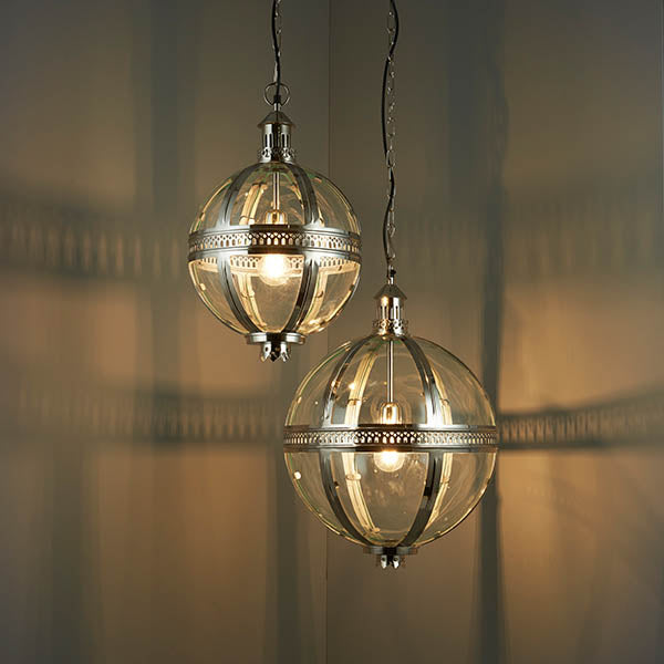 Vienna Pendant showcasing its distinctive spherical silhouette