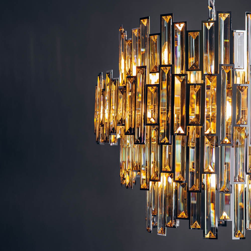 Viviana 15Lt Pendant – Endon - Luxury Lighting BoutiqueChandelierSignature