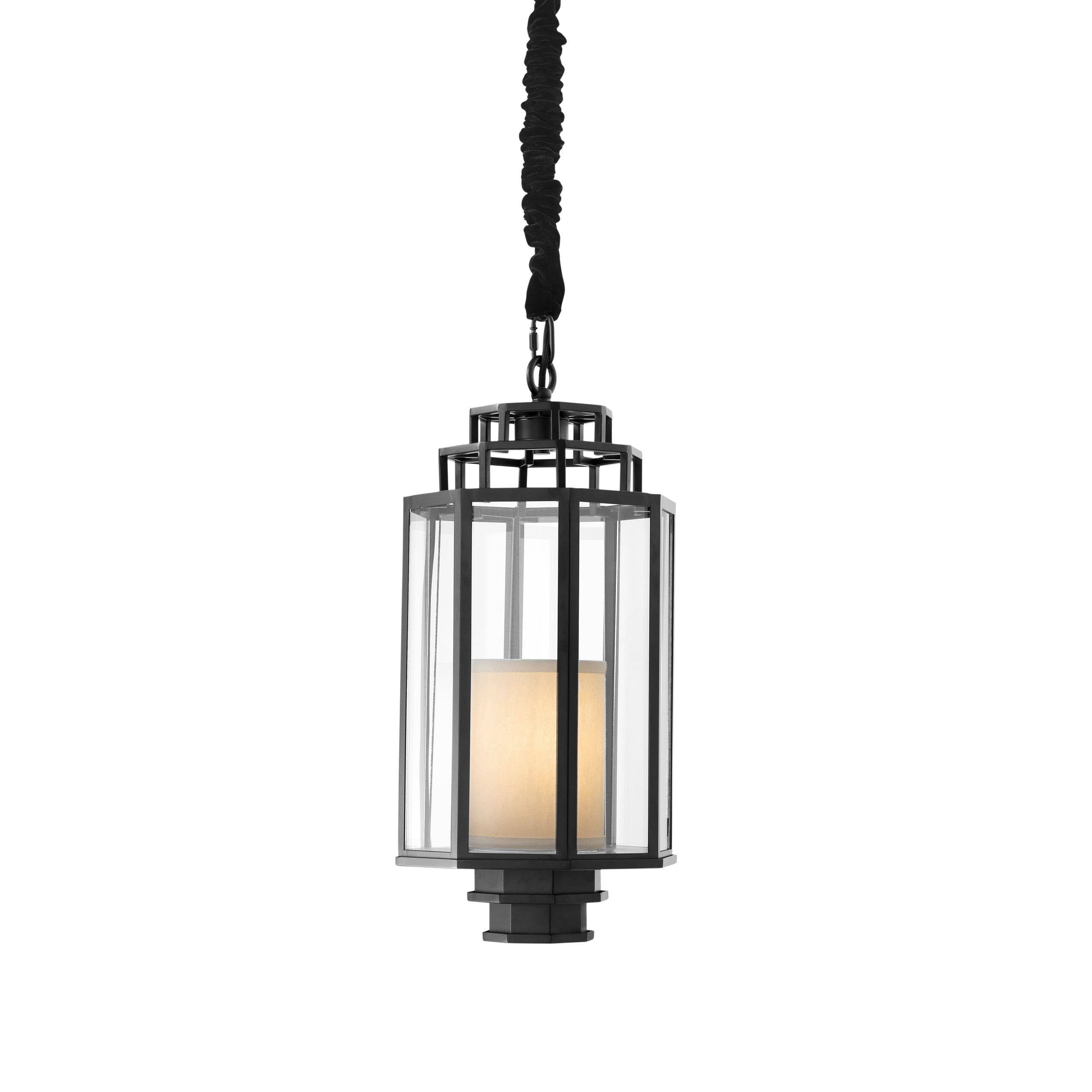 Monticello Lanterns S | M | L - Black - Eichholtz - Luxury Lighting BoutiqueHall LanternEichholtz