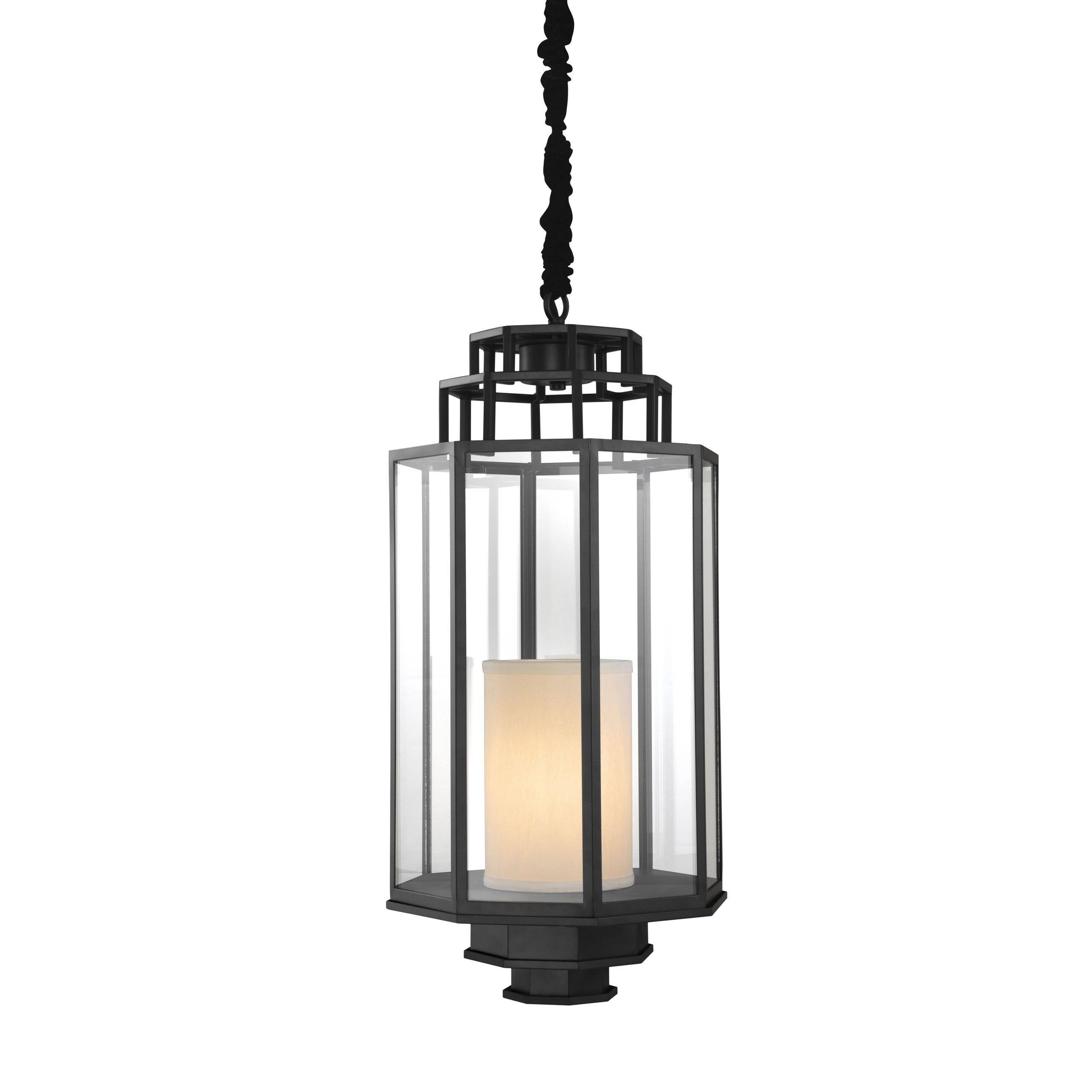 Monticello Lanterns S | M | L - Black - Eichholtz - Luxury Lighting BoutiqueHall LanternEichholtz
