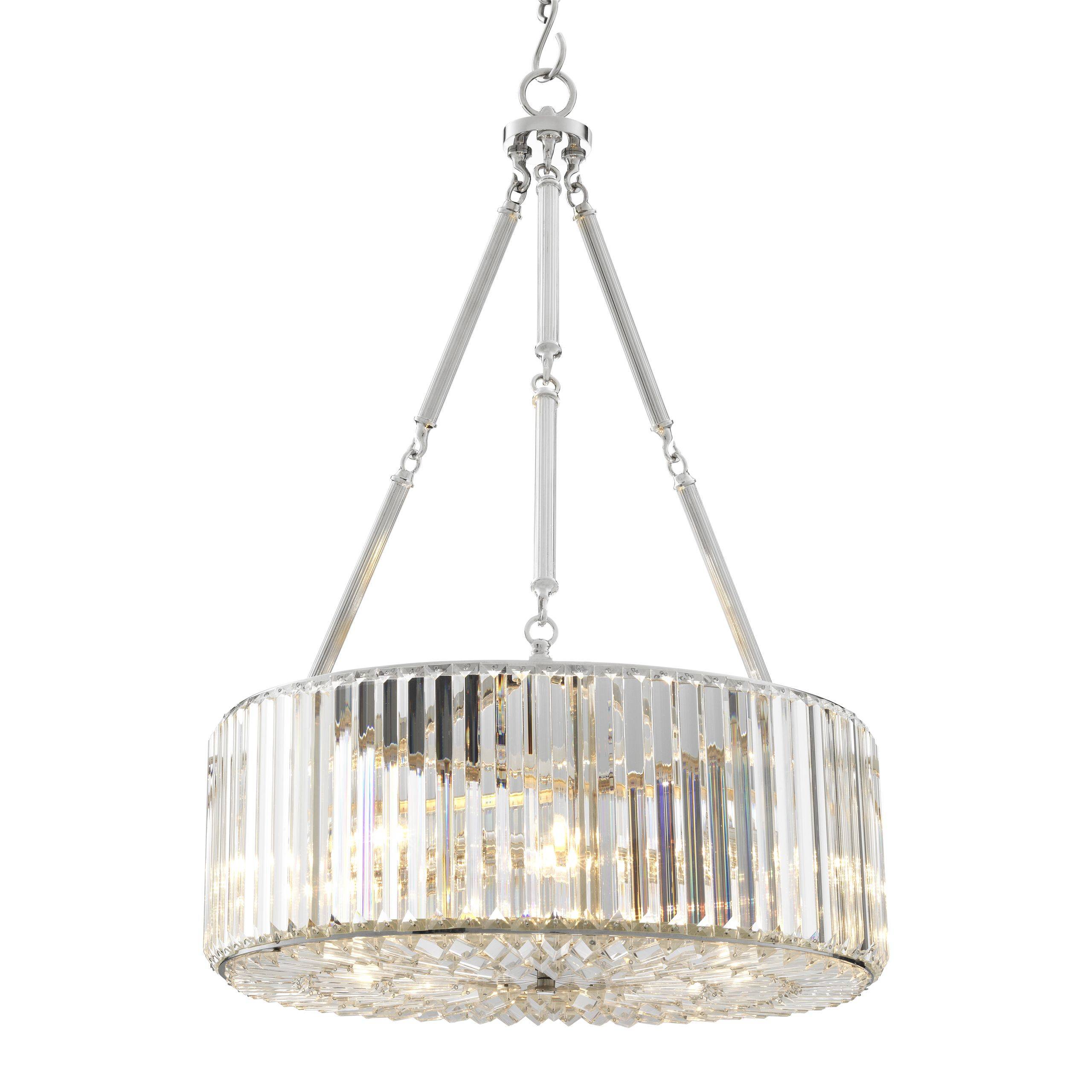 Infinity Modern Chandelier - Gunmetal | Nickel - Eichholtz - Luxury Lighting BoutiqueCeiling LightEichholtz