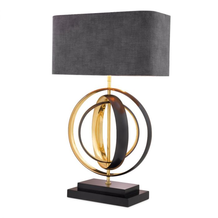Riley Table Lamp - Black & Brass - Eichholtz - Luxury Lighting BoutiqueTable LampEichholtz