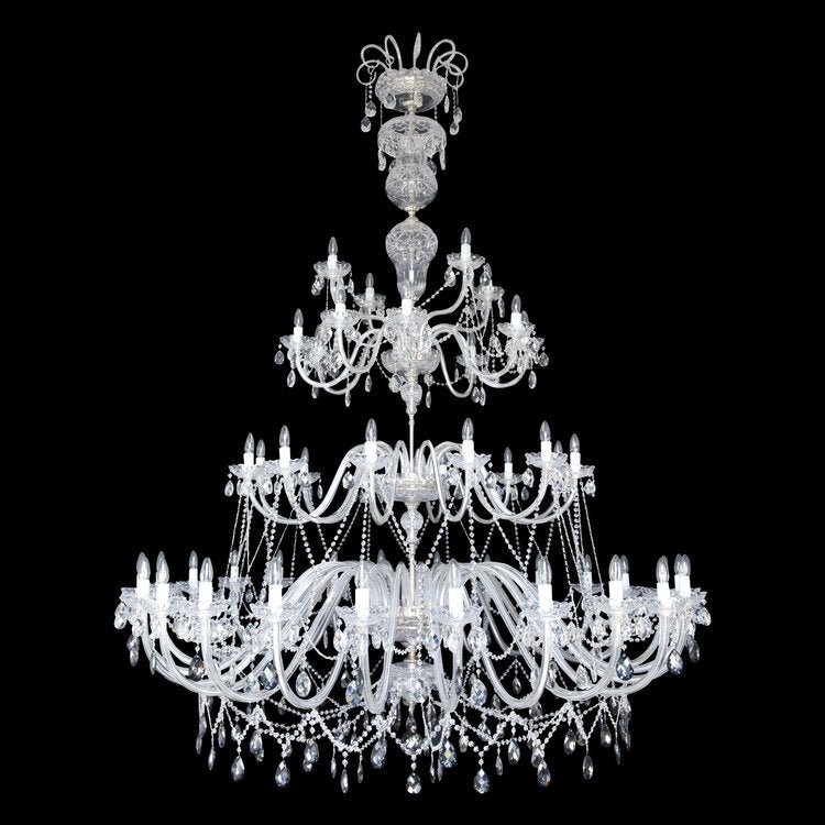 Exalté 48 Crystal Chandelier (Gold/Silver) - Wranovsky - Luxury Lighting BoutiqueWranovsky