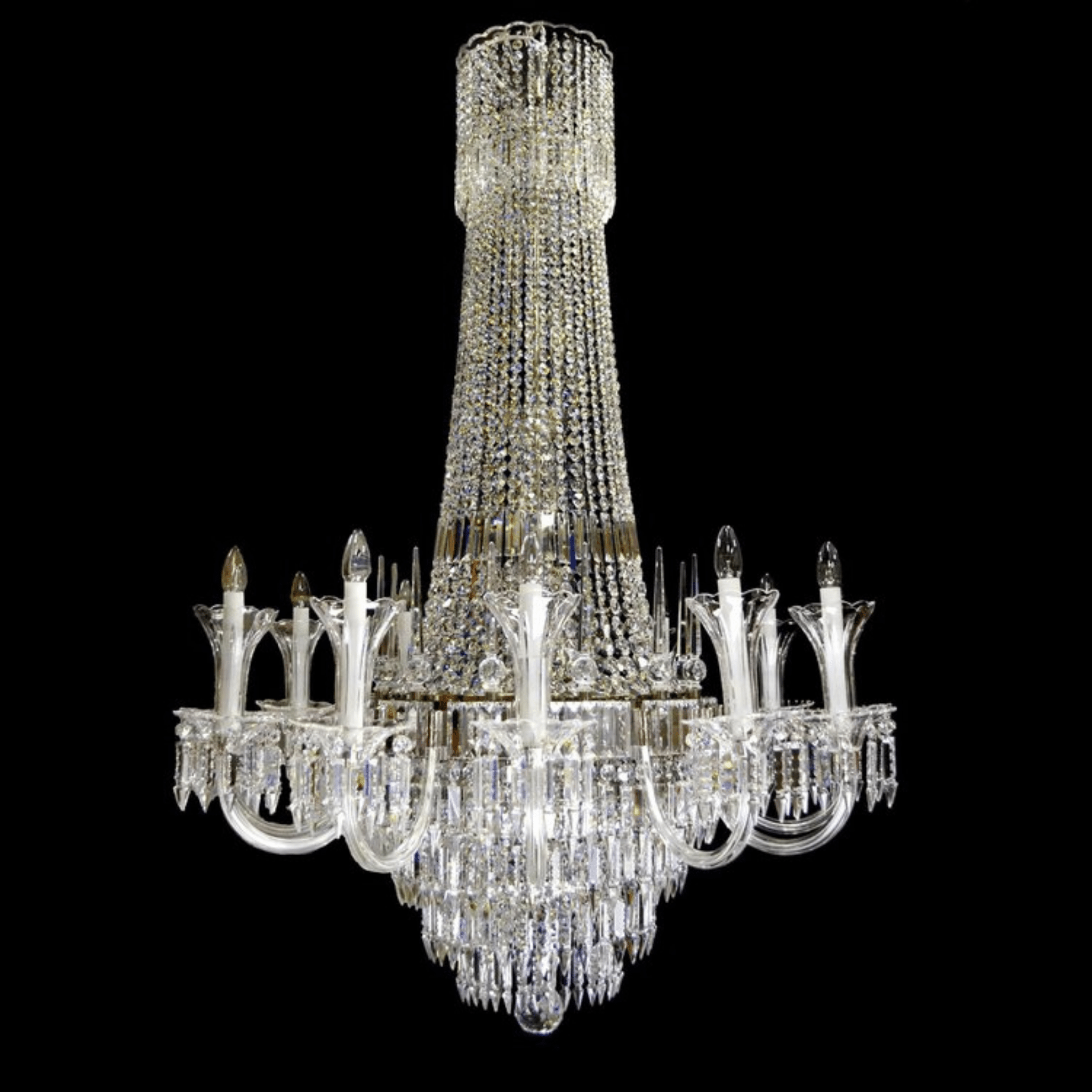 Lanceur 22 Crystal Glass Chandelier - Wranovsky - Luxury Lighting BoutiqueTraditional Crystal ChandeliersWranovsky