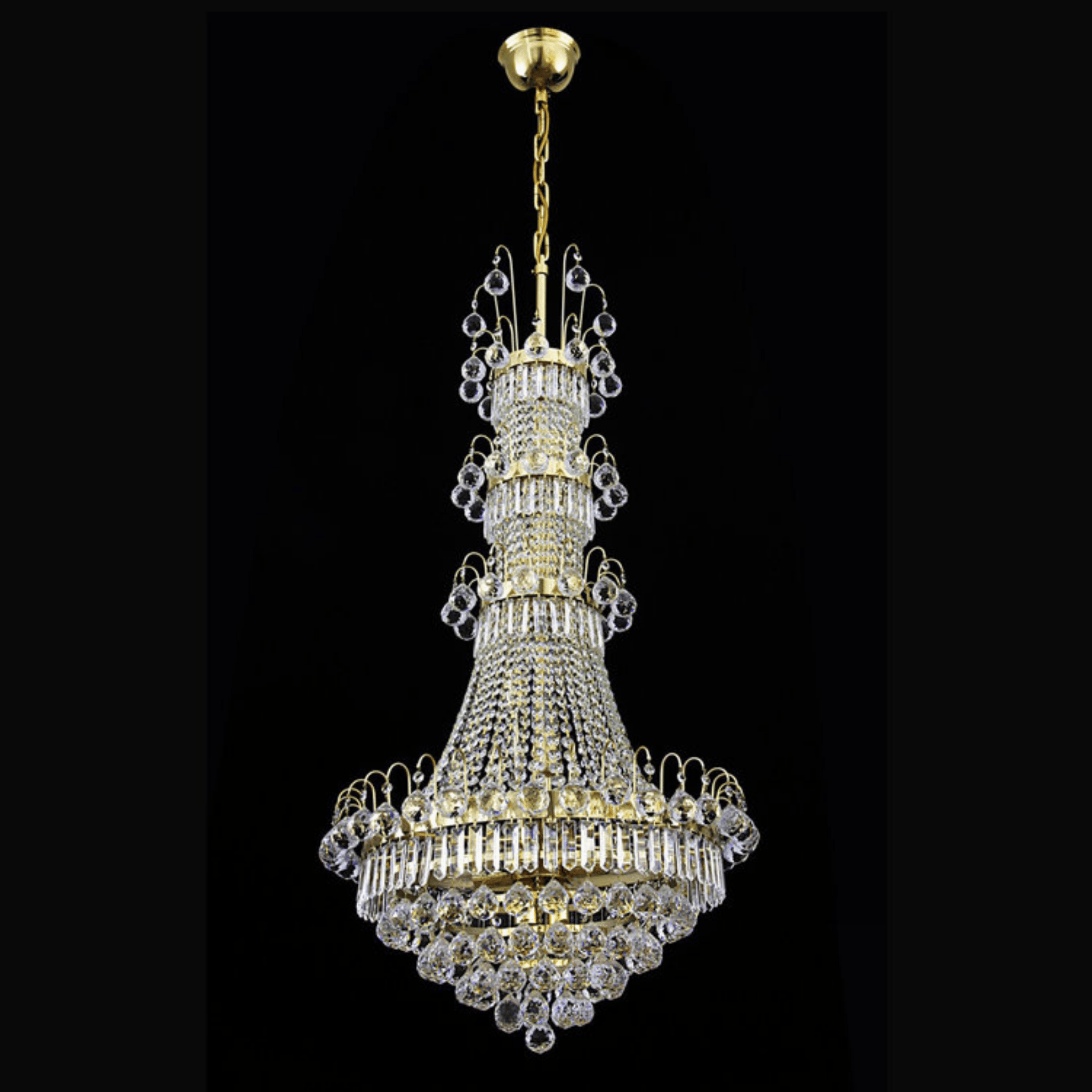 Orion 9 Crystal Glass Chandelier - Wranovsky - Luxury Lighting BoutiqueTraditional Crystal ChandeliersWranovsky