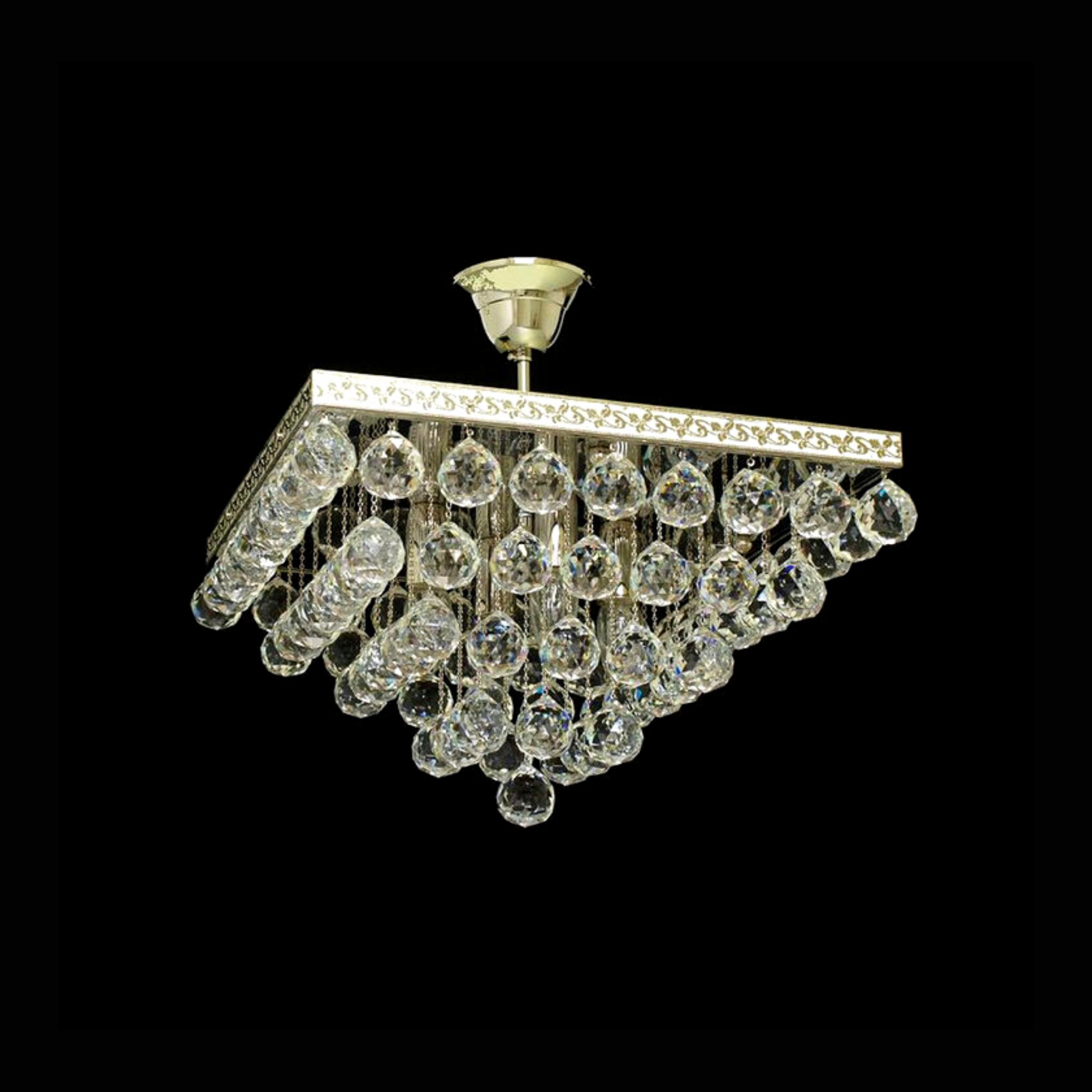 Prague 4 Crystal Glass Chandelier - Wranovsky - Luxury Lighting Boutique