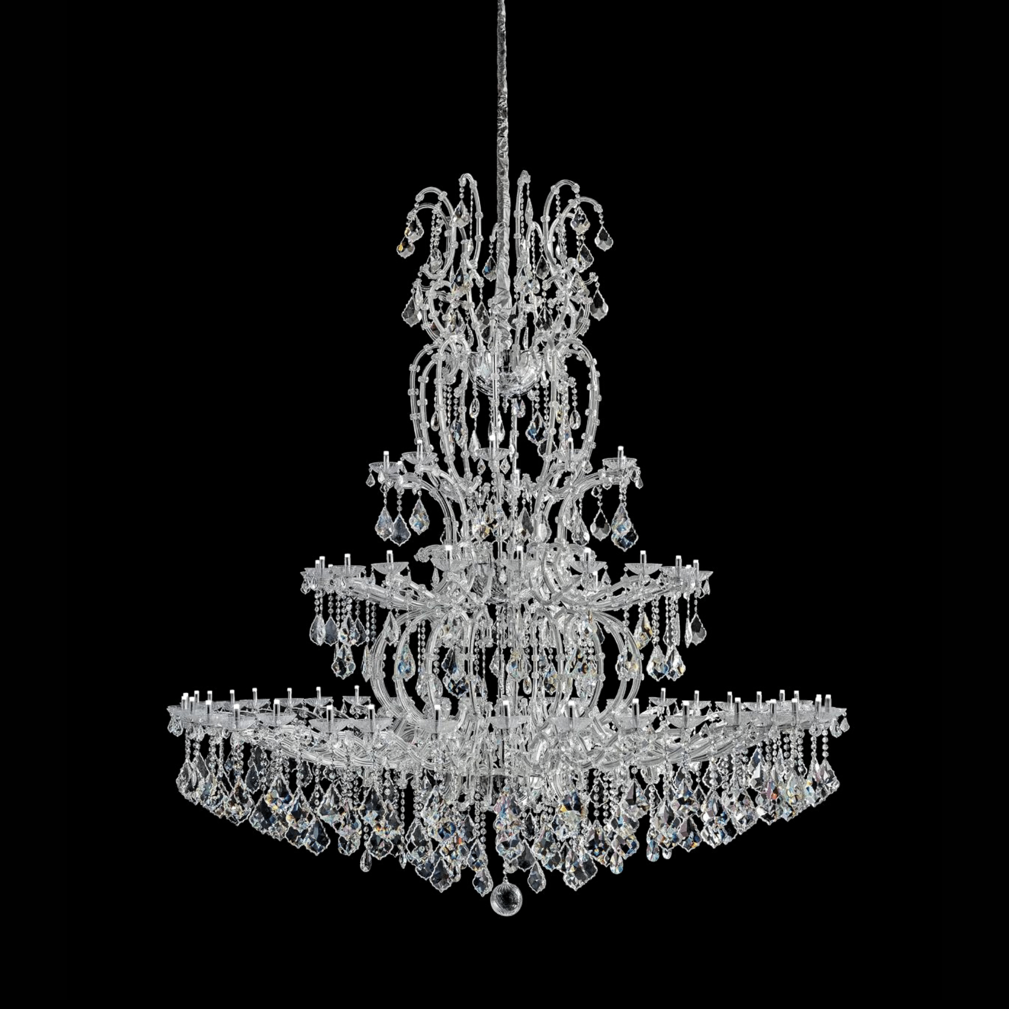 Maria Theresa 70 Light Crystal Glass Chandelier - Masiero VE 901/70 - Luxury Lighting BoutiqueTraditional Crystal ChandeliersMasiero