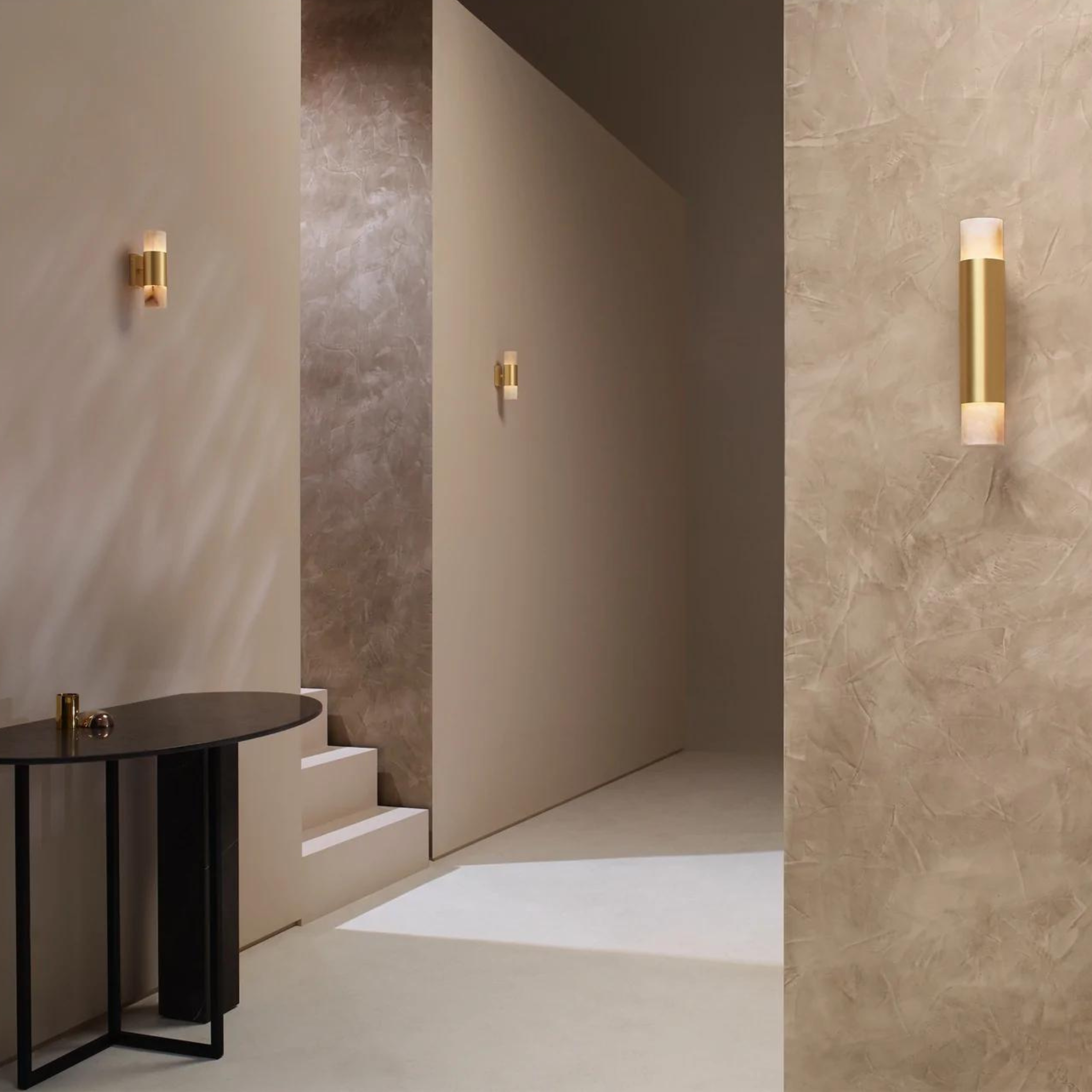 Roma Wall Light (Satin Brass & Bronze) - CTO Lighting - Luxury Lighting Boutique