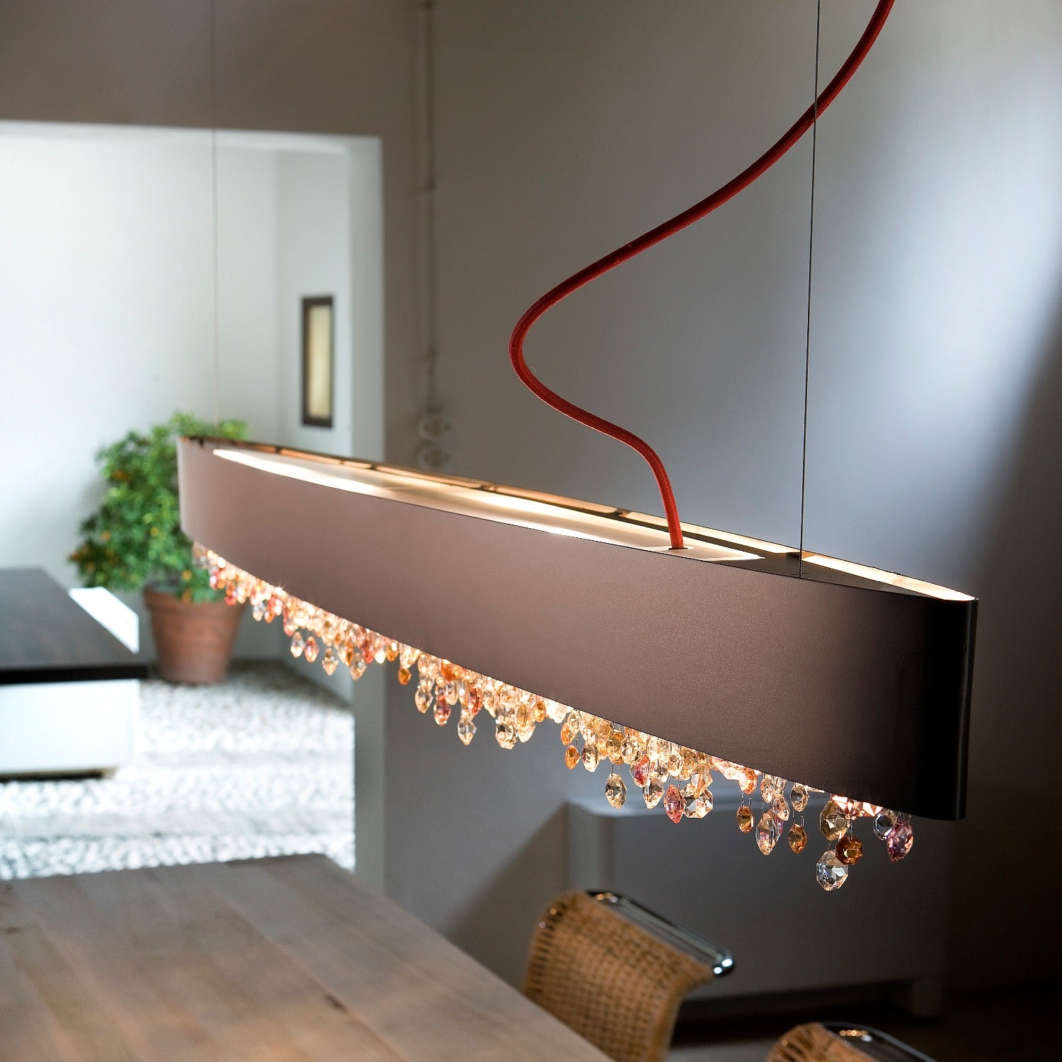 Olà S6 OV 160 | 6-Light Modern Chandelier - Masiero - Luxury Lighting Boutique