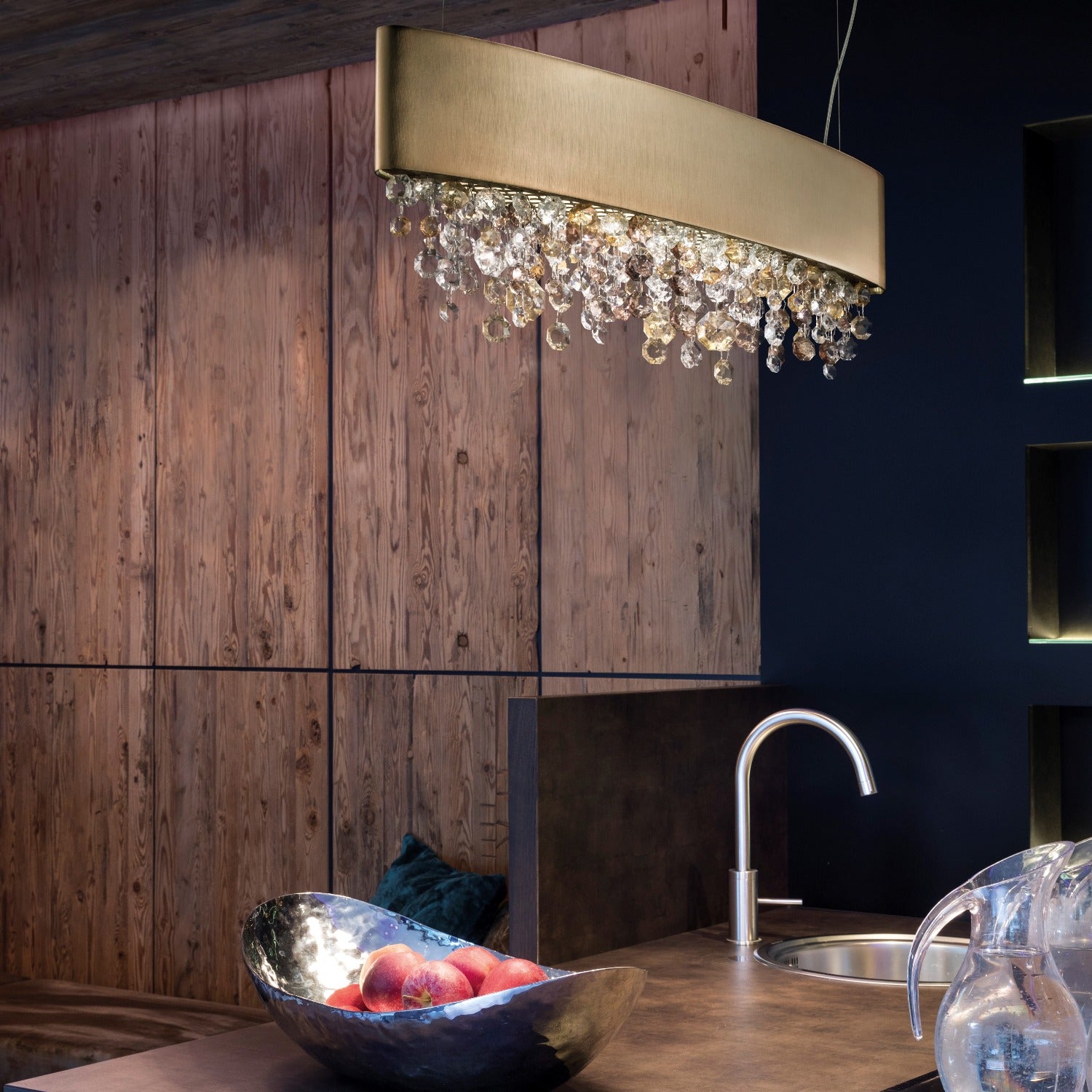 Olà S4 OV 100 | 4-Light Modern Chandelier - Masiero - Luxury Lighting Boutique