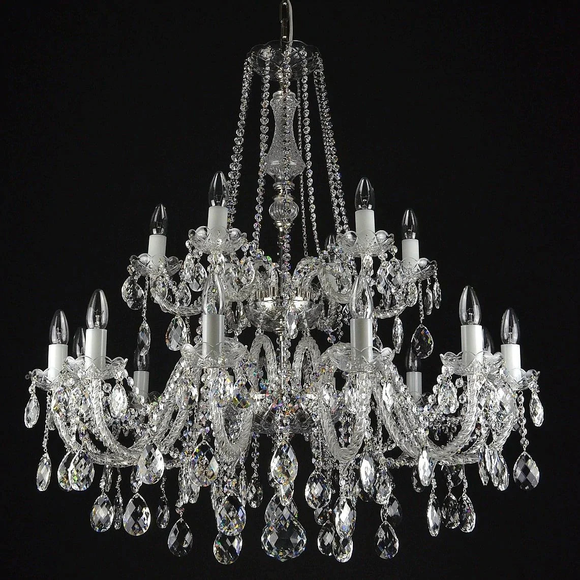 Traditional Crystal Glass Chandeliers Luxury Lighting Boutique