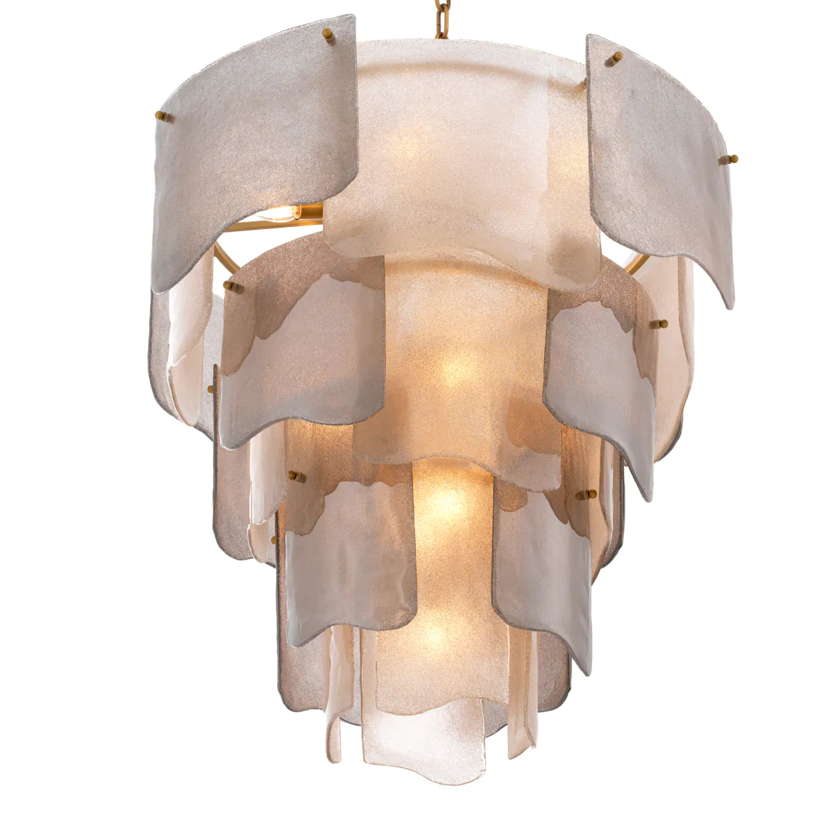 Asinara L Chandelier - Brass & Smoke - Eichholtz