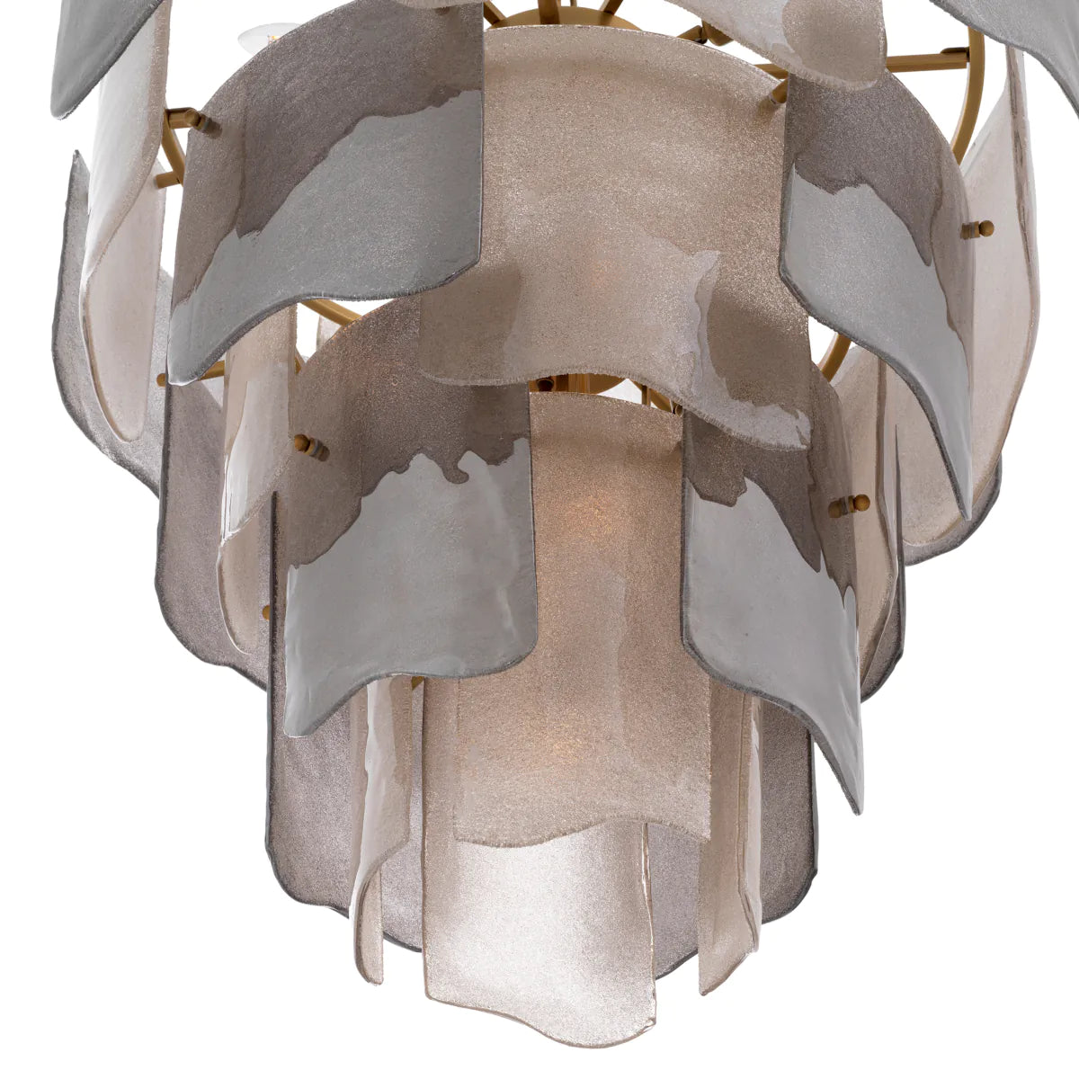 Asinara L Chandelier - Brass & Smoke - Eichholtz