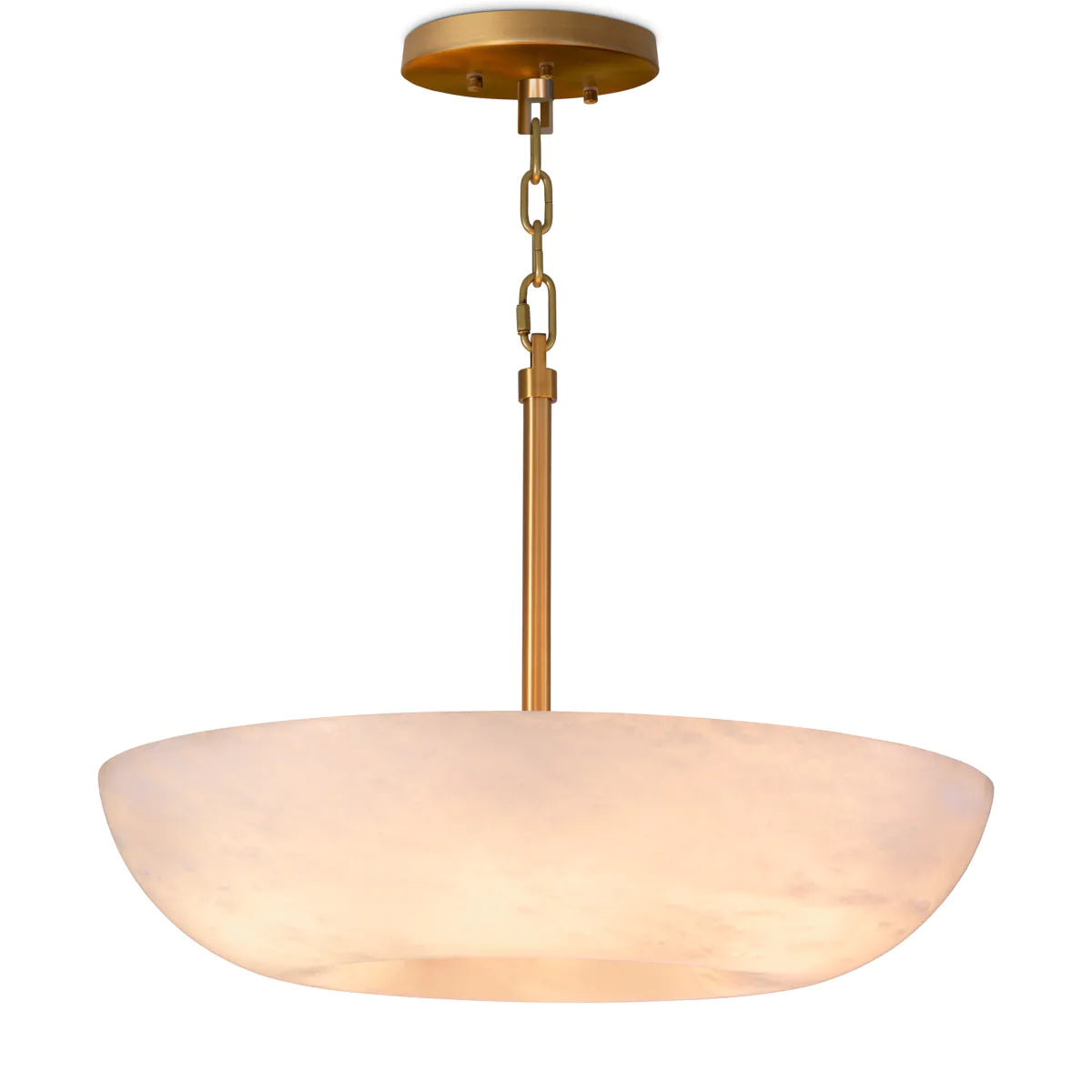 Ariano Pendant - Brass & Alabaster - Eichholtz