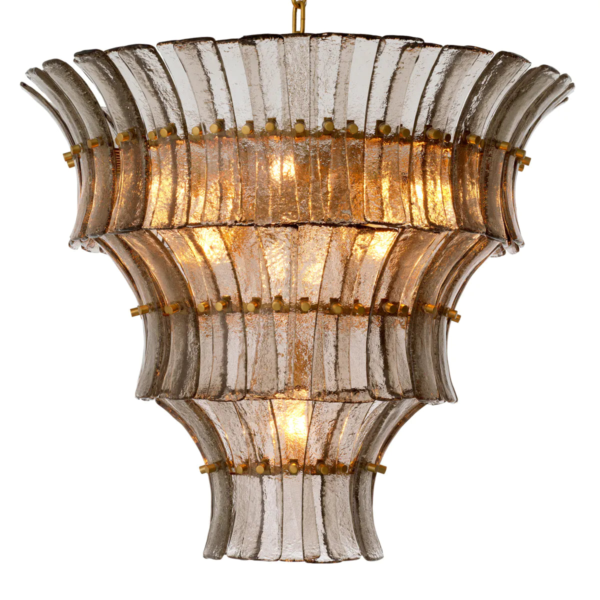 Toscano Chandelier - Brass & Grey - Eichholtz