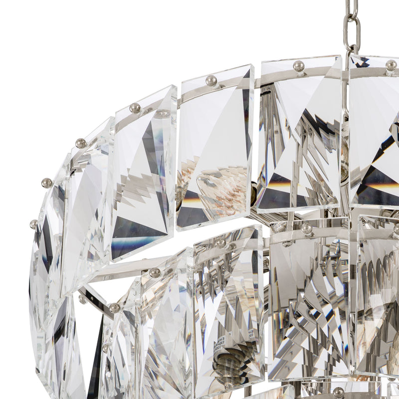 Amazone Modern Glass Chandelier [S/L] - [Clear/Smoke] - Eichholtz - Luxury Lighting Boutique