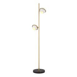 Aprillia (Antique Brass Finish) Floor Lamp - Eichholtz - Luxury Lighting Boutique