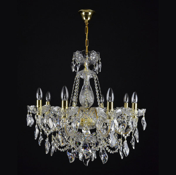 Aristocratico 8 Light Crystal Chandelier - Wranovsky - Luxury Lighting Boutique