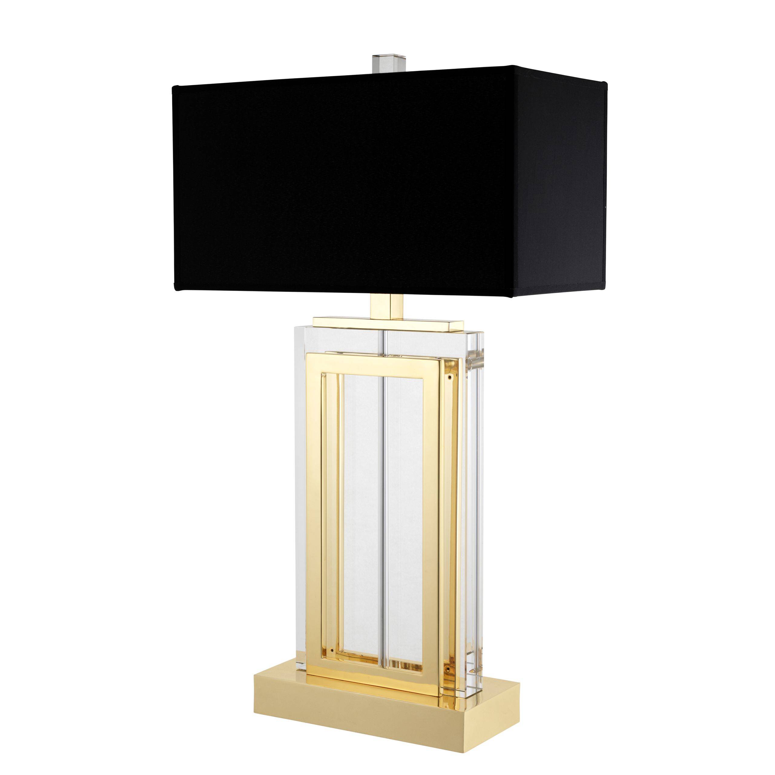 Arlington Glass Table Lamps - [Nickel/Gold] - Eichholtz - Luxury Lighting Boutique