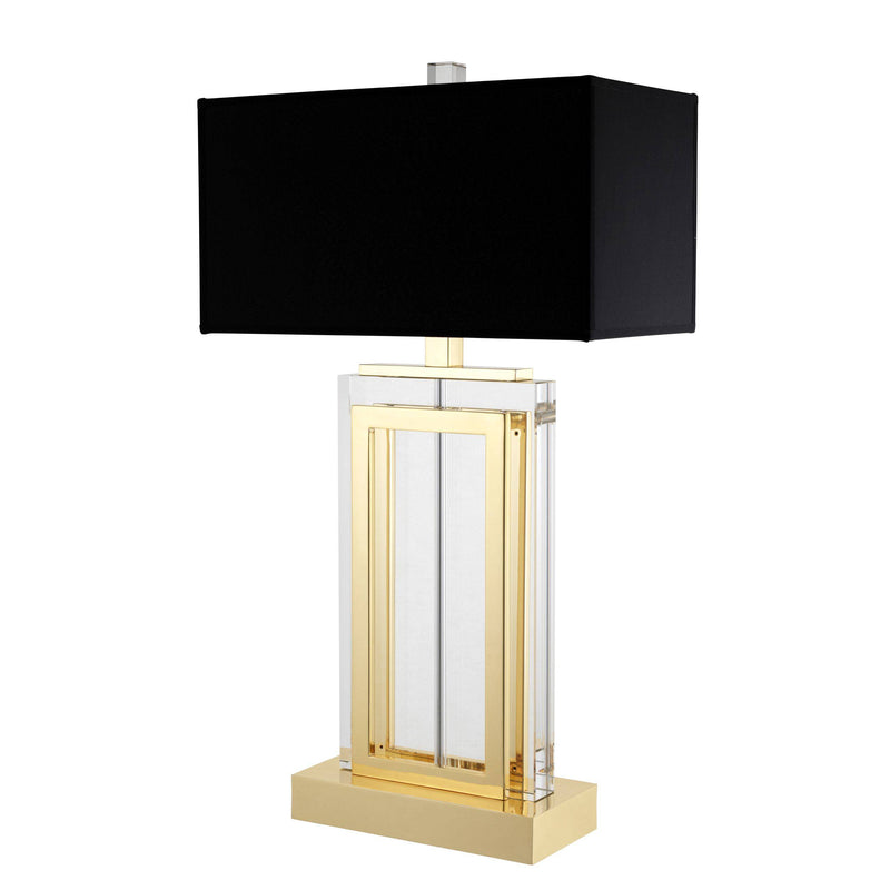 Arlington Glass Table Lamps - [Nickel/Gold] - Eichholtz - Luxury Lighting Boutique
