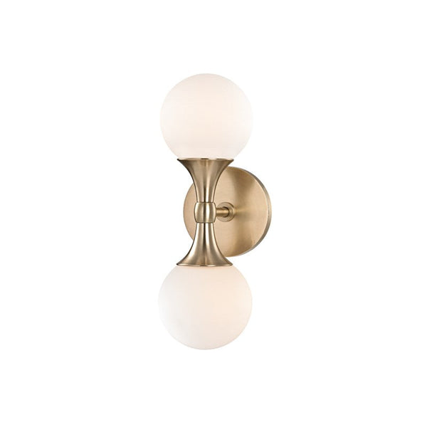 Astoria Wall Sconce - 3302-AGB-CE - Hudson Valley - Luxury Lighting Boutique