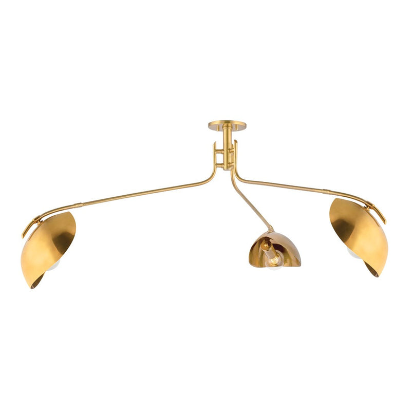 Avondale Semi Flush Pendant (1753-AGB) - Hudson Valley Lighting - Luxury Lighting Boutique