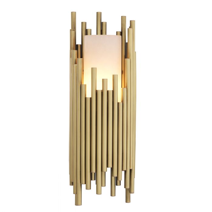 Bartoli Wall Lamp - [Brass & Alabaster] - Eichholtz - Luxury Lighting Boutique