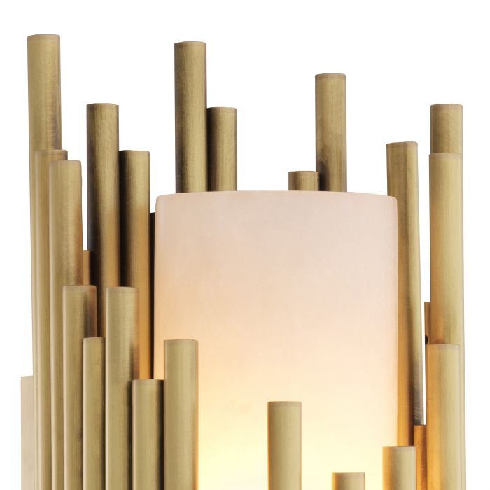 Bartoli Wall Lamp - [Brass & Alabaster] - Eichholtz - Luxury Lighting Boutique