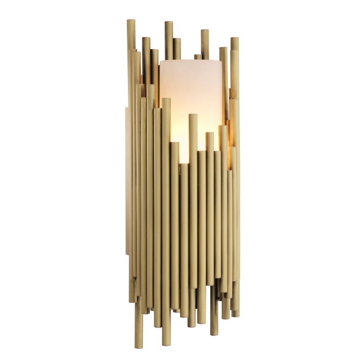 Bartoli Wall Lamp - [Brass & Alabaster] - Eichholtz - Luxury Lighting Boutique