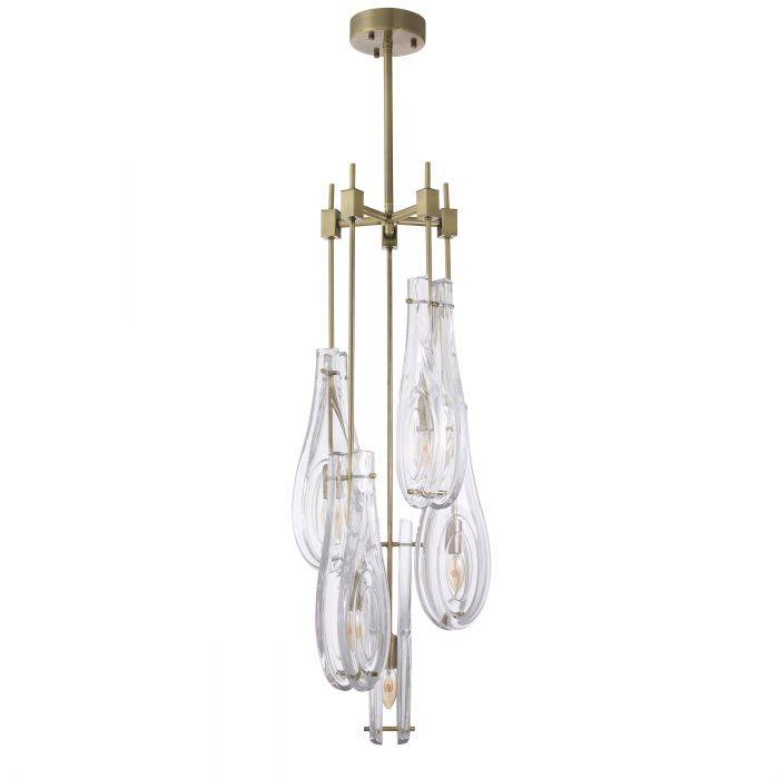 Bellano Modern Brass Chandelier [S/L] - [Brass/Bronze] - Eichholtz - Luxury Lighting Boutique