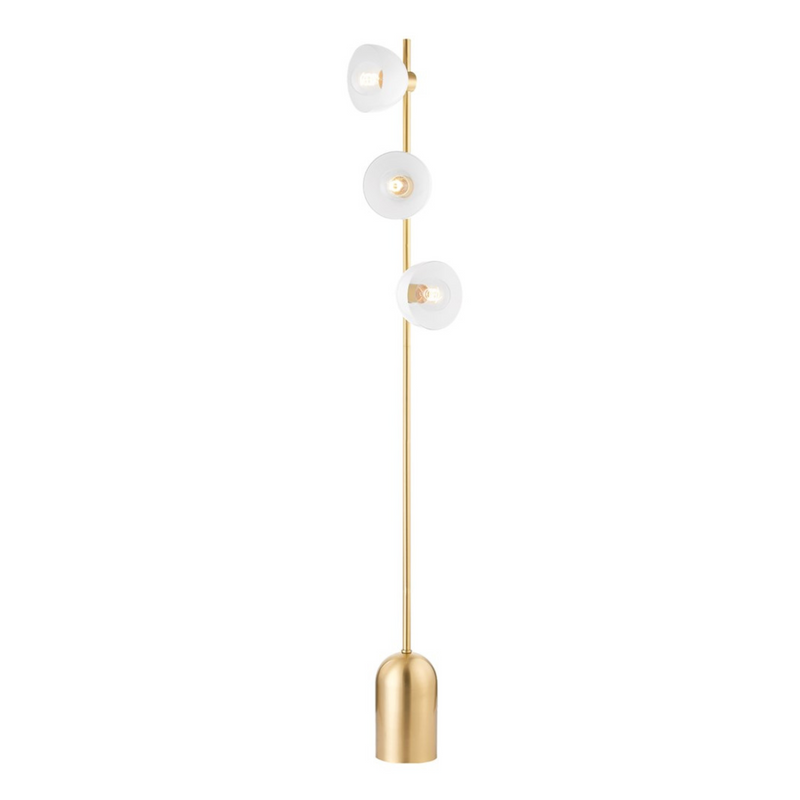 Belle Floor Lamp (HL724403-AGB) - Mitzi - Luxury Lighting Boutique
