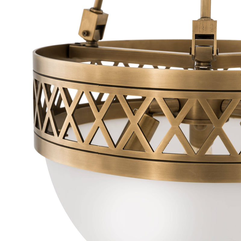 Bistroquette Modern Brass Chandelier - [Brass] - Eichholtz - Luxury Lighting Boutique