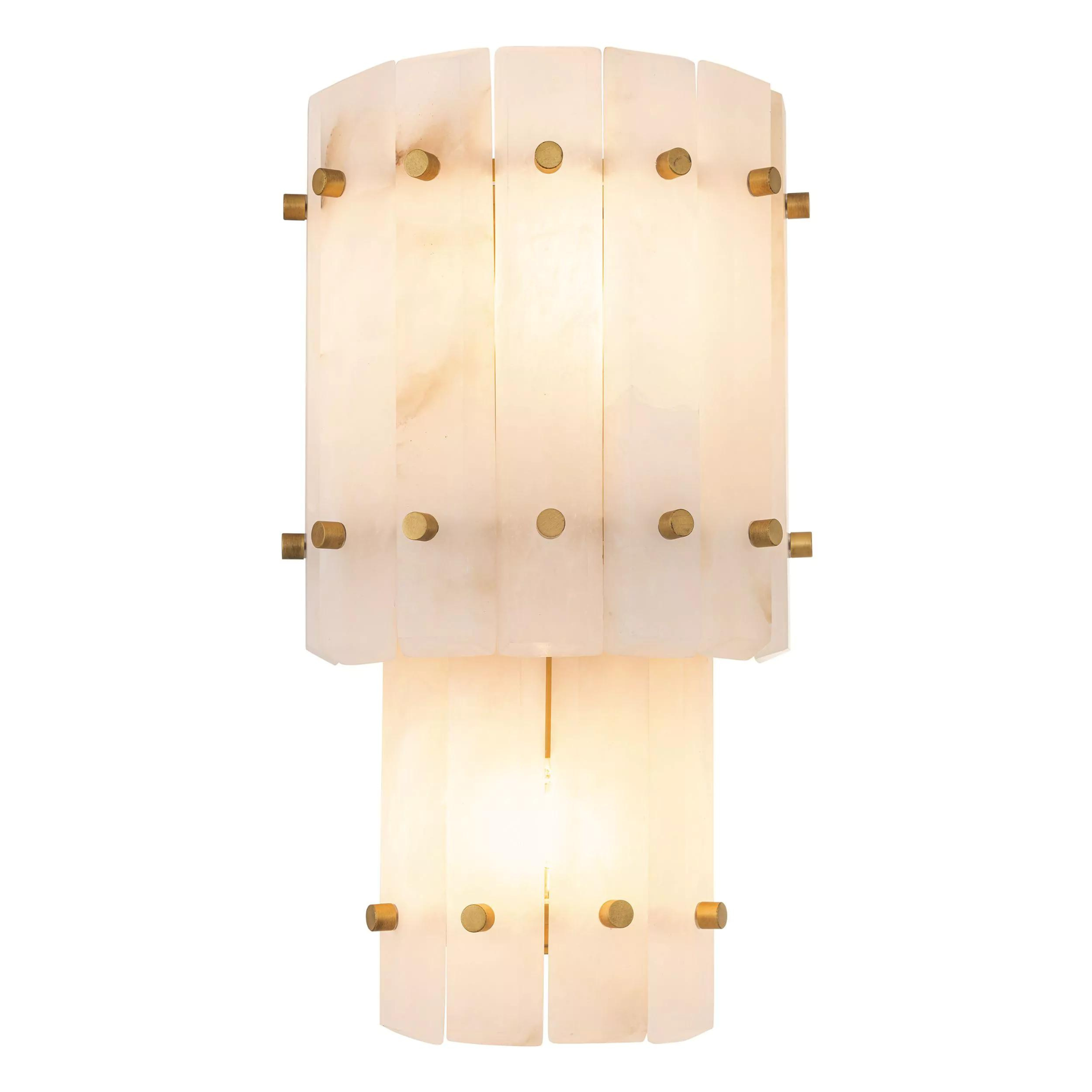 Blason Double Wall Lamp (Alabaster/Frosted Glass) - Eichholtz - Luxury Lighting Boutique