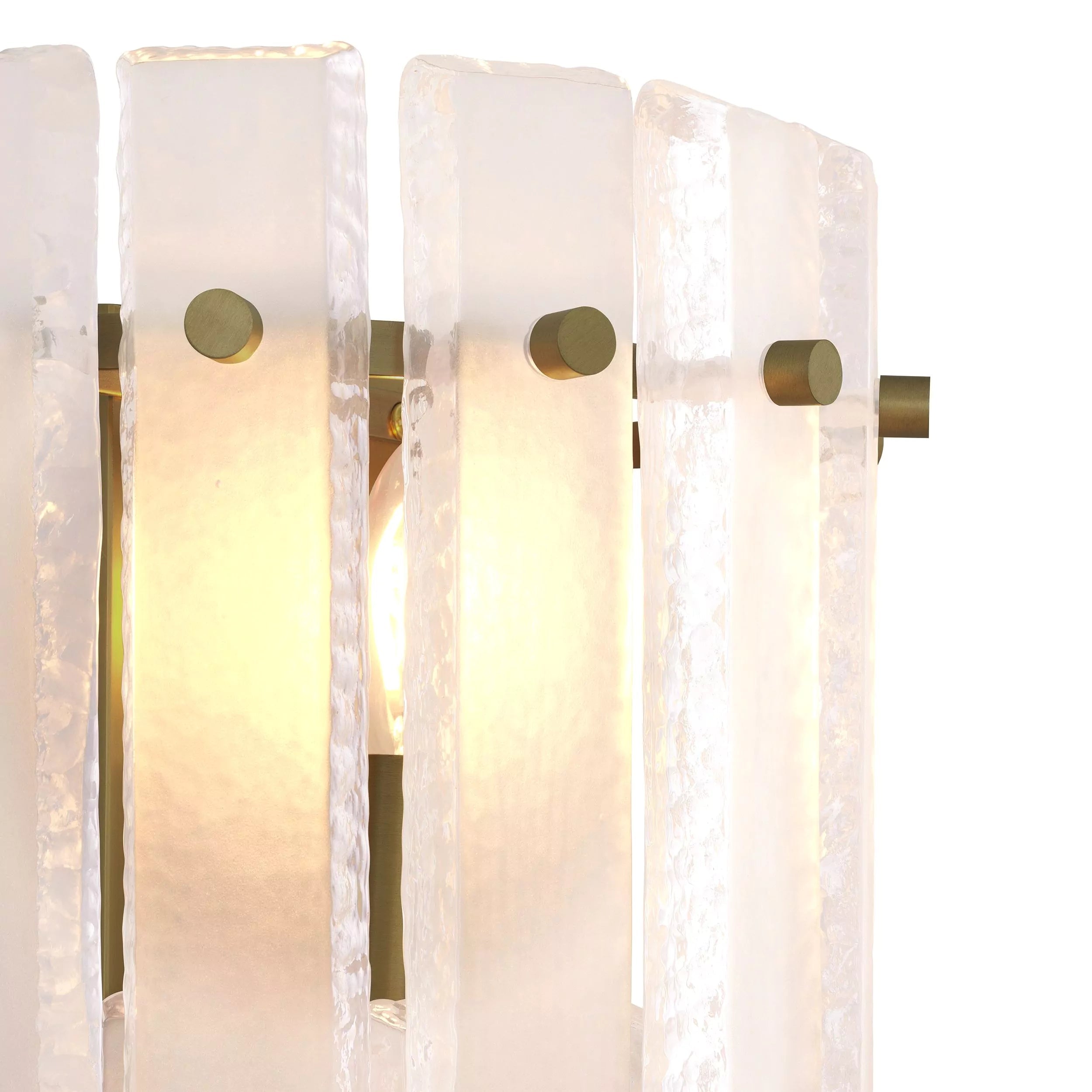 Blason Double Wall Lamp (Alabaster/Frosted Glass) - Eichholtz - Luxury Lighting Boutique