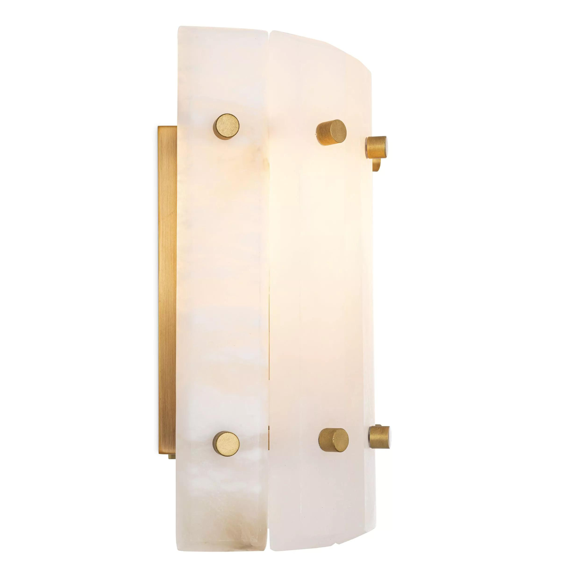 Blason Single (Alabaster/Frosted Glass) Wall Light - Eichholtz - Luxury Lighting Boutique