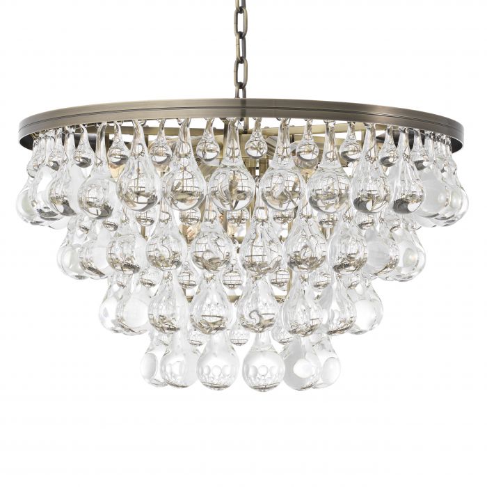 Bolzano Modern Chandelier - [Brass] - Eichholtz - Luxury Lighting Boutique