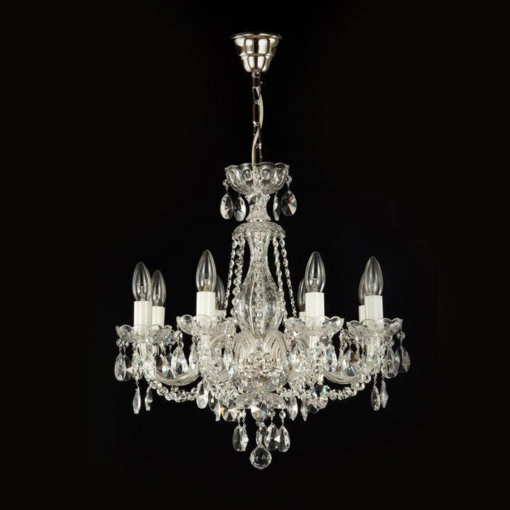 Brilliant 8 Crystal Chandelier - Wranovsky - Luxury Lighting Boutique