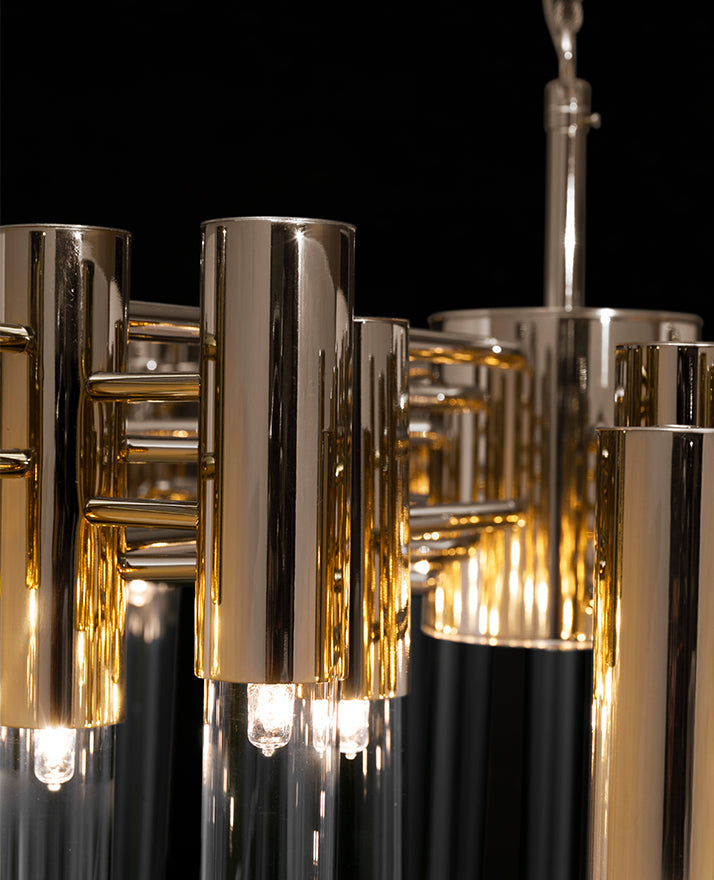 Burj Suspension 54 Light Crystal Modern Chandelier - Luxxu - Luxury Lighting Boutique